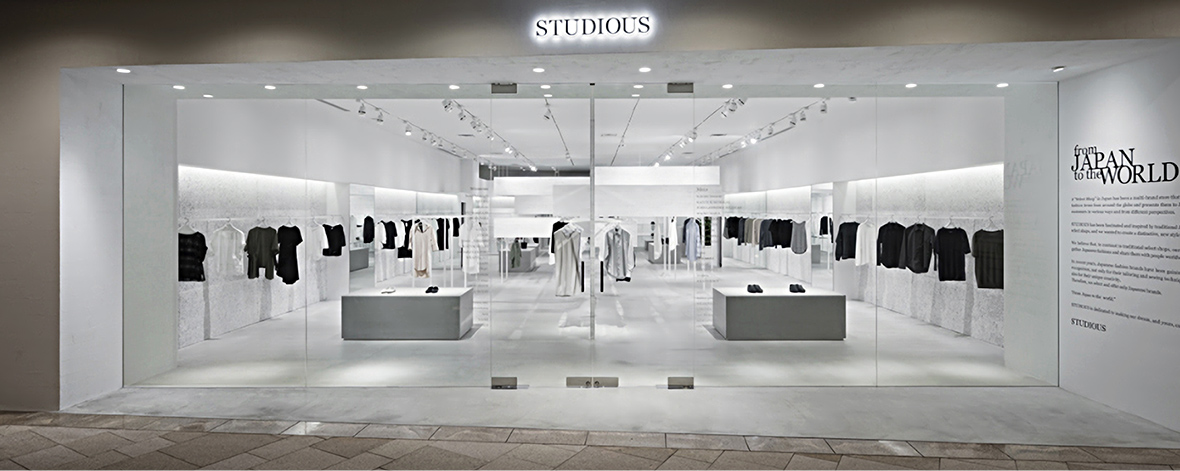 セレクトショップ『STUDIOUS』（ステュディオス）の複合店舗のデザイン 写真：太田拓実
